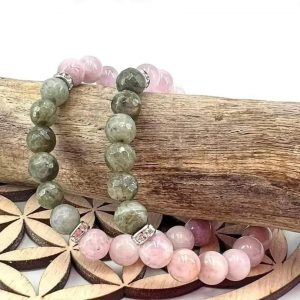 Bracelet Labradorite, Kunzite