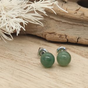 boucles d oreille agate mousse