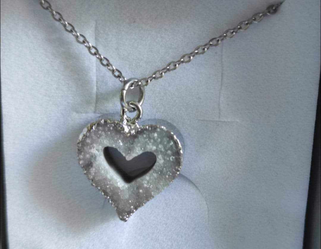 Pendentif Agate coeur – Image 3