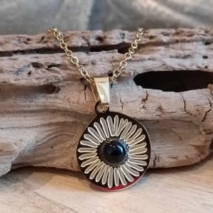 Pendentif Sole Agate Noire