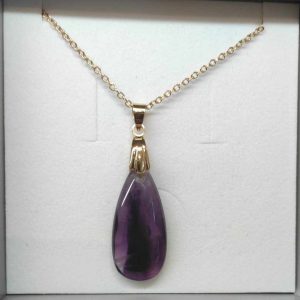 Pendentif en Amethyste cabochon