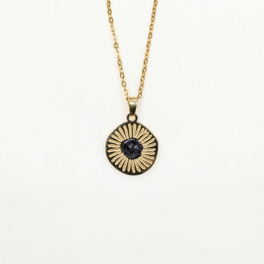 Pendentif Sole Agate Noire – Image 4