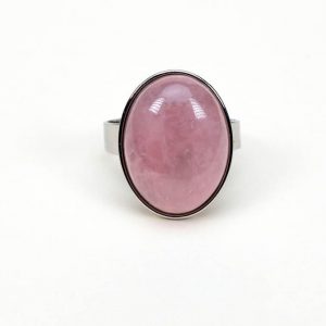 Bague Cinta - Quartz rose
