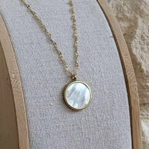 Pendentif Nacre rond
