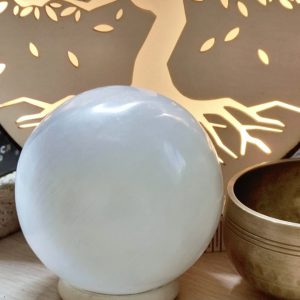Sphere en selenite
