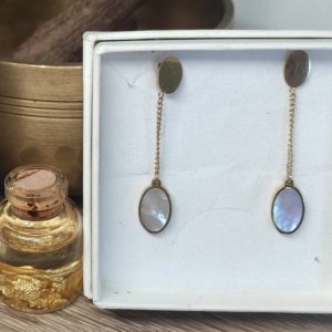 Boucles D Oreilles en Nacre
