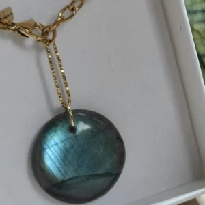 Collier Baby Aura Labradorite