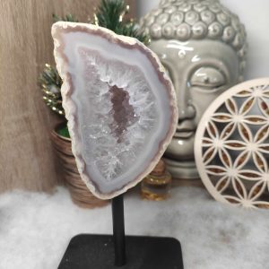 Geode sur pied agate petit modele