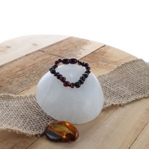 Bracelet Kate - Ambre Cognac pour enfant
