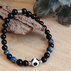 Bracelet sport Lapis lazuli- Tourmaline