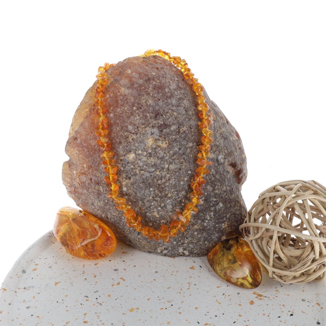 collier ambre rasa pour enfant