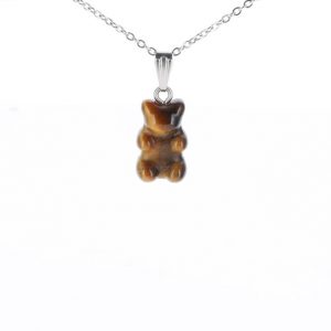 Pendentif Nounours Tedi - Oeil de Tigre