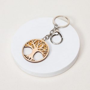 Porte-clé Arbre de vie Ambre
