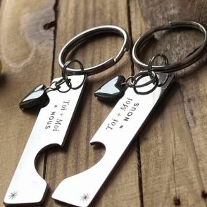 Porte-clé Lovely - Hématite