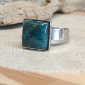 Bague Cléon - Apatite bleue
