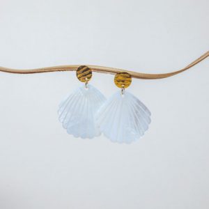 boucles d oreille leila nacre
