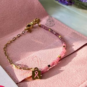 bracelet solidaire octobre rose 2025