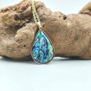 Pendentif goutte Ormeau
