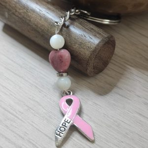 porte cles octobre rose