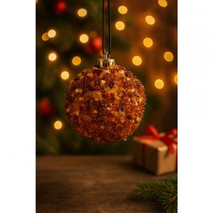 Boule de Noel Ambre