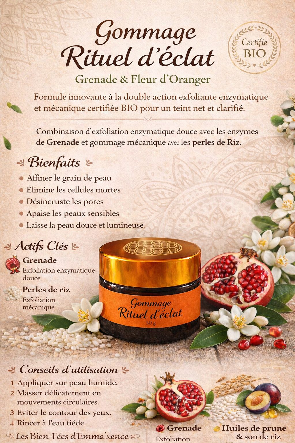 Gommage visage naturel – Rituel d’Éclat – Image 2