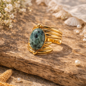 Bague Valériane Turquoise Africaine