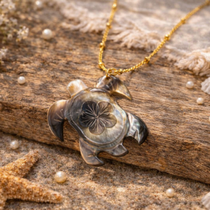Pendentif Tortue Bérenice -Nacre