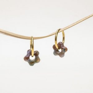 Boucles d'Oreilles Ysée Agate Indienne