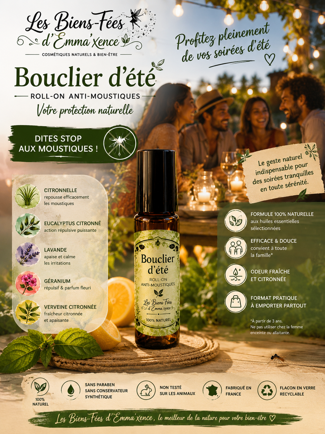 Bouclier d'Eté -Roll-on Anti-Moustique – Image 2