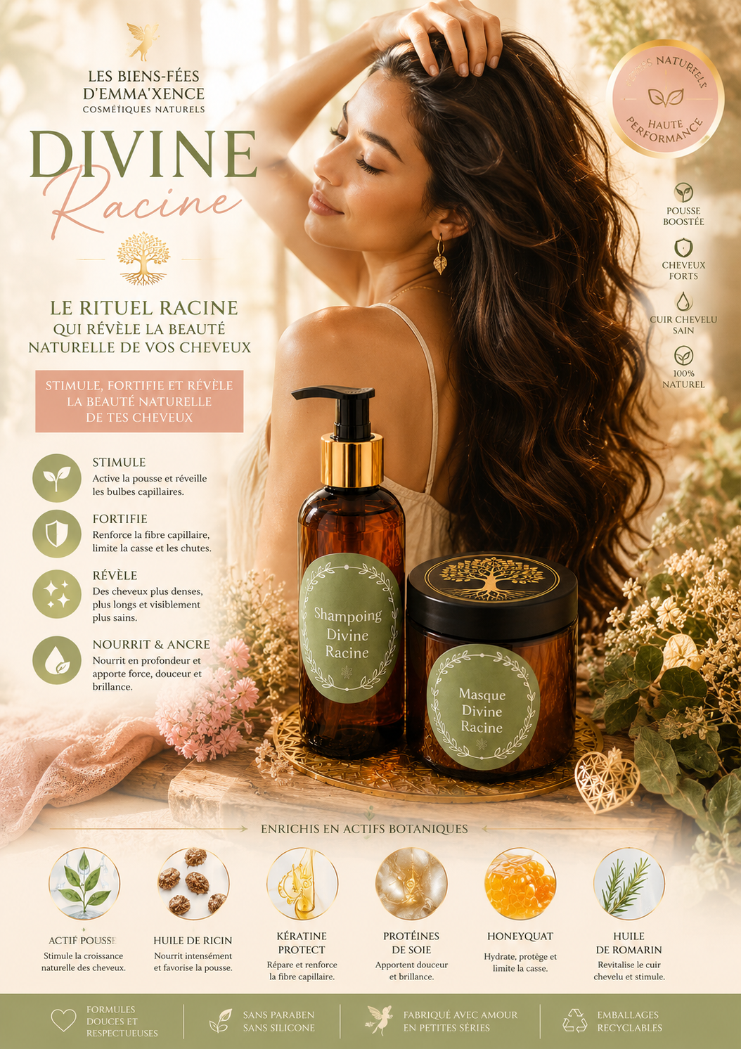 Divine Racine —Shampoing & Masque Fortifiant Pousse – Image 2