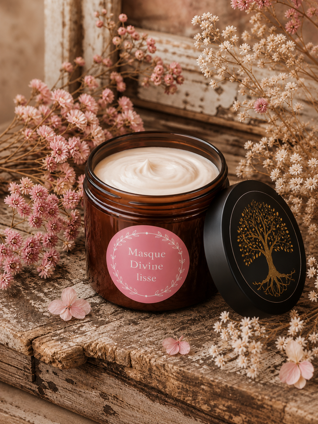 Masque Divine Lisse | Masque lissant naturel cheveux – Image 2