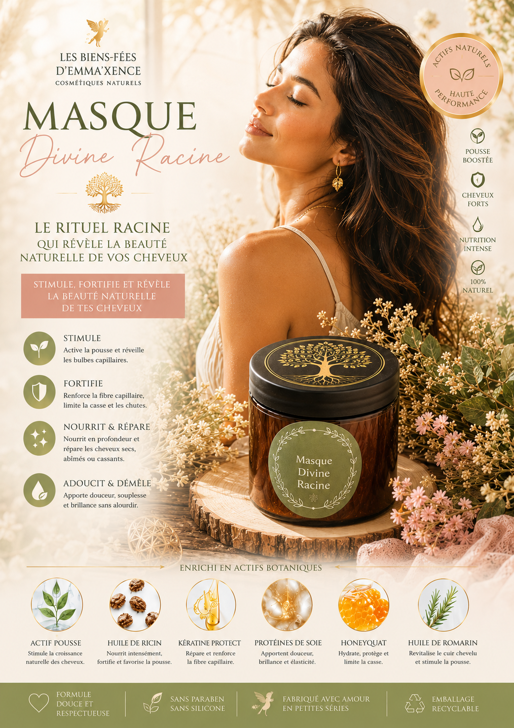 Masque Divine Racine | Soin fortifiant pousse naturel – Image 2