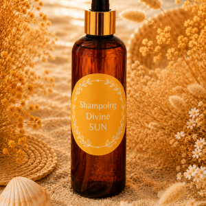 Shampoing Divine Sun | Protection solaire naturelle cheveux